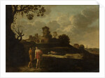 Arcadian Landscape with Shepherds and Cows by Dirck Dalens I
