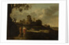 Arcadian Landscape with Shepherds and Cows by Dirck Dalens I