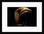 Men Sleeping in a Room with lighted Arches by Hendrik van Steenwijck I