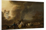 The annunciation to the shepherd by Cornelis Saftleven
