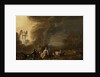 The annunciation to the shepherd by Cornelis Saftleven