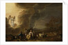 The annunciation to the shepherd by Cornelis Saftleven