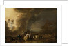 The annunciation to the shepherd by Cornelis Saftleven