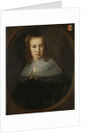 Portrait of Digna de Maets, Wife of François Leydecker by Bernardus Swaerdecroon