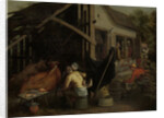 Couples Making Love at a Village Inn by Aert Pietersz.