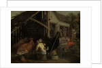 Couples Making Love at a Village Inn by Aert Pietersz.