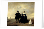 Portrait of a Married Couple with Child, Members of the Beresteyn Family by Anonymous