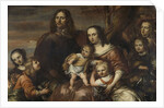 A couple with six children by Jürgen Ovens