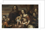 A couple with six children by Jürgen Ovens