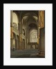 The Nave and Choir of the Mariakerk in Utrecht, The Netherlands by Pieter Jansz. Saenredam