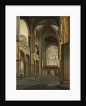 The Nave and Choir of the Mariakerk in Utrecht, The Netherlands by Pieter Jansz. Saenredam