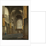 The Nave and Choir of the Mariakerk in Utrecht, The Netherlands by Pieter Jansz. Saenredam