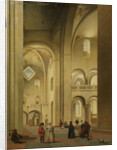 The transept of the Mariakerk in Utrecht, seen from the northeast, The Netherlands by Pieter Jansz. Saenredam