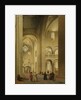 The transept of the Mariakerk in Utrecht, seen from the northeast, The Netherlands by Pieter Jansz. Saenredam