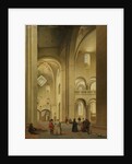 The transept of the Mariakerk in Utrecht, seen from the northeast, The Netherlands by Pieter Jansz. Saenredam