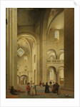 The transept of the Mariakerk in Utrecht, seen from the northeast, The Netherlands by Pieter Jansz. Saenredam