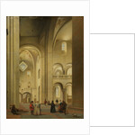 The transept of the Mariakerk in Utrecht, seen from the northeast, The Netherlands by Pieter Jansz. Saenredam