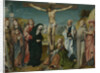 Christ on the Cross with the Virgin, Saint John, Mary Magdalene and Saints Cecilia and Barbara, Francis and Jerome by Cornelis Engebrechtsz