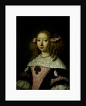 Portrait of Adriana Jacobusdr Hinlopen, Wife of Johannes Wijbrants by Lodewijk van der Helst