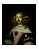 Portrait of Adriana Jacobusdr Hinlopen, Wife of Johannes Wijbrants by Lodewijk van der Helst