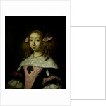 Portrait of Adriana Jacobusdr Hinlopen, Wife of Johannes Wijbrants by Lodewijk van der Helst