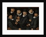 Six Wardens of the Drapers Guild by Pieter Pietersz. I