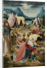 Gathering of Manna, inner, right wing of a triptych by Anonymous
