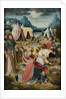 Gathering of Manna, inner, right wing of a triptych by Anonymous