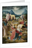 Gathering of Manna, inner, right wing of a triptych by Anonymous