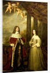 Portrait of Friedrich Wilhelm, Elector of Brandenburg, with his Wife Louise Henrietta, Countess of Nassau by Gerard van Honthorst