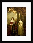 Portrait of Friedrich Wilhelm, Elector of Brandenburg, with his Wife Louise Henrietta, Countess of Nassau by Gerard van Honthorst