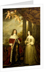 Portrait of Friedrich Wilhelm, Elector of Brandenburg, with his Wife Louise Henrietta, Countess of Nassau by Gerard van Honthorst
