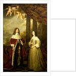 Portrait of Friedrich Wilhelm, Elector of Brandenburg, with his Wife Louise Henrietta, Countess of Nassau by Gerard van Honthorst