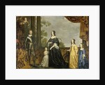 Portrait of Frederick Henry, Prince of Orange, with his Wife Amalia of Solms-Braunfels and their three youngest Daughters Albertina Agnes, Henrietta Catharina, and Maria by Gerard van Honthorst