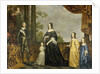 Portrait of Frederick Henry, Prince of Orange, with his Wife Amalia of Solms-Braunfels and their three youngest Daughters Albertina Agnes, Henrietta Catharina, and Maria by Gerard van Honthorst