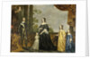 Portrait of Frederick Henry, Prince of Orange, with his Wife Amalia of Solms-Braunfels and their three youngest Daughters Albertina Agnes, Henrietta Catharina, and Maria by Gerard van Honthorst