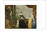 Portrait of Frederick Henry, Prince of Orange, with his Wife Amalia of Solms-Braunfels and their three youngest Daughters Albertina Agnes, Henrietta Catharina, and Maria by Gerard van Honthorst