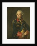 Portrait of William V, Prince of Orange-Nassau by Johann Georg Ziesenis