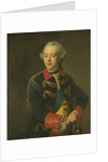 Portrait of William V, Prince of Orange-Nassau by Johann Georg Ziesenis
