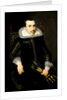 Portrait of a Man, possibly Walterus Fourmenois, A Man from the Boudaen Courten Family by Salomon Mesdach