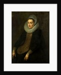 Portrait of Lucretia del Prado, Wife of Jeremias Boudinois by Gortzius Geldorp