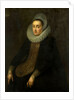 Portrait of Lucretia del Prado, Wife of Jeremias Boudinois by Gortzius Geldorp