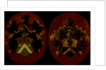 Hatchment with the coat of arms of Boudaen and Fourmenois, 1623, het wapen van Fourmenois omgewend by Anonymous