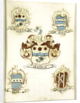 The coat of arms of a female member of the Ockersse family, married to Van Gelre and mother of Anna Digna van Gelre by Anonymous