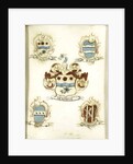 The coat of arms of a female member of the Ockersse family, married to Van Gelre and mother of Anna Digna van Gelre by Anonymous