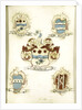 The coat of arms of a female member of the Ockersse family, married to Van Gelre and mother of Anna Digna van Gelre by Anonymous