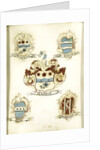The coat of arms of a female member of the Ockersse family, married to Van Gelre and mother of Anna Digna van Gelre by Anonymous