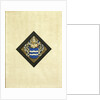 The coat of arms of family de Witte, after a diamond-shaped plate with the initials IW on both sides of the shield and the year 1590 by Anonymous