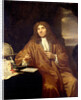 Portrait of Anthonie van Leeuwenhoek, Natural Philosopher and Zoologist in Delft, The Netherlands by Jan Verkolje I