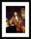Portrait of Anthonie van Leeuwenhoek, Natural Philosopher and Zoologist in Delft, The Netherlands by Jan Verkolje I